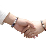 Bracelet Galaxie et Système solaire Perles 10 mm - Vignette | Lithothérapie Naturelle