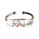 Bracelet Jonc Cristal de Roche - Vignette | Lithothérapie Naturelle