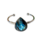 Bracelet Labradorite Goutte d'eau Tressé - Vignette | Lithothérapie Naturelle