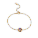 Bracelet Labradorite Or - Vignette | Lithothérapie Naturelle