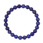 Bracelet Lapis-Lazuli Boules 8 mm -19 cm - Vignette | Lithothérapie Naturelle