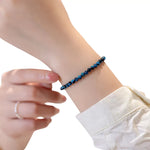 Bracelet Oeil de Faucon Boules 4 mm "Eye" - Vignette | Lithothérapie Naturelle