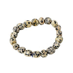 Bracelet "Pépites Sauvages" Jaspe Dalmatien - Vignette | Lithothérapie Naturelle