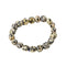 Bracelet "Pépites Sauvages" en pierres de Jaspe dalmatien, cadeau homme ou femme pour fêtes
