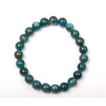 Bracelet Perles Chrysocolle 8 mm - Vignette | Lithothérapie Naturelle