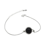 Bracelet Perles Onyx Noir et Argent - Vignette | Lithothérapie Naturelle