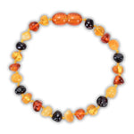 Bracelet Pierre Ambre Multicolore - Vignette | Lithothérapie Naturelle