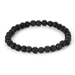 Bracelet Pierre de Lave Boules 6 à 14 mm - 19 cm - Vignette | Lithothérapie Naturelle