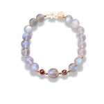 Bracelet Pierre de lune et Étoiles - Vignette | Lithothérapie Naturelle