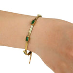 Bracelet Émeraude "Luxe" - Vignette | Lithothérapie Naturelle