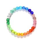 Bracelet Pierres Œil de Chat 7 Chakras - Vignette | Lithothérapie Naturelle