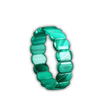 Bracelet Pierres Rectangulaires Malachite - Vignette | Lithothérapie Naturelle