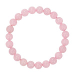 Bracelet Quartz Rose Boules 8 mm -19 cm - Vignette | Lithothérapie Naturelle