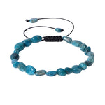 Bracelet "Soul" Pierres Apatite Ajustable - Vignette | Lithothérapie Naturelle