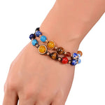 Bracelet Système Solaire huit planètes - Vignette | Lithothérapie Naturelle
