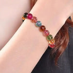 Bracelet Tourmaline Boules 10 mm - Vignette | Lithothérapie Naturelle