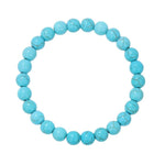 Bracelet Turquoise Boules 8 mm -19 cm - Vignette | Lithothérapie Naturelle