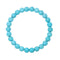 Bracelet Turquoise Boules 8 mm -19 cm, cadeau homme et femme