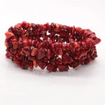 Bracelet "Zen" Pierres Corail Rouge - Vignette | Lithothérapie Naturelle