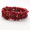 bracelet "Zen" Pierres Corail Rouge en lithothérapie, cadeau homme ou femme