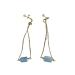 Bracelet Fin "Exquis" Aigue-Marine Ajustable - Vignette | Lithothérapie Naturelle