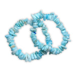 Bracelet Pierres Larimar 8 mm - Vignette | Lithothérapie Naturelle