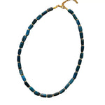 Collier "Cylindre" Pierres Apatite - Vignette | Lithothérapie Naturelle