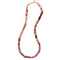 Collier "Cylindre" Pierres Rhodonite, cadeau de lithothérapie homme ou femme