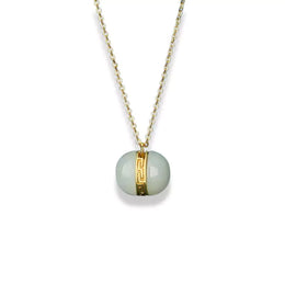 Collier Jade "Harmonie Impériale" or, cadeau femme