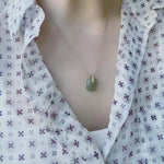 Collier Jade "Sérénité Carrée" - Vignette | Lithothérapie Naturelle