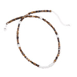 Collier Oeil de tigre et Argent - Vignette | Lithothérapie Naturelle