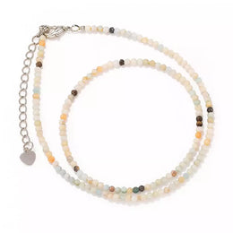 Collier Perles Amazonite "Secret"