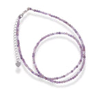 Collier Perles Améthyste "Secret" - Vignette | Lithothérapie Naturelle