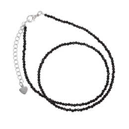 collier perles obsidienne "Secret" cadeau