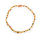 Collier pierre ambre multicolore de baltique, cadeau lithothérapie homme, femm, ados et enfant