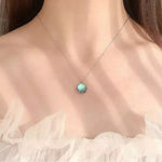 Collier Pierre de lune "reflet" en Argent - Vignette | Lithothérapie Naturelle