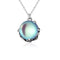 Collier Pierre de lune "reflet" en Argent, cadeau lithothérapie femme et ados