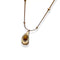 Collier pierre oeil de tigre "Ovale", cadeau de lithothérapie femme