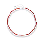 Collier Pierres Agate Rouge "Sonia" - Vignette | Lithothérapie Naturelle