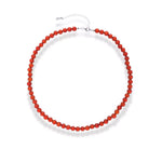 Collier Pierres Agate Rouge "Sonia" - Vignette | Lithothérapie Naturelle