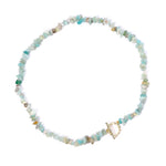 Collier Pierres Amazonite "Élégance" - Vignette | Lithothérapie Naturelle