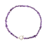 Collier Pierres Améthyste "Élégance" - Vignette | Lithothérapie Naturelle
