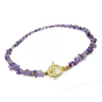 Collier Pierres Améthyste "Élégance" - Vignette | Lithothérapie Naturelle