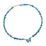 Collier Pierres Apatite "Butterfly" - Vignette | Lithothérapie Naturelle