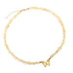 Collier Pierres Citrine "Butterfly" - Vignette | Lithothérapie Naturelle