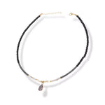 Collier Pierres Hématite et Labradorite "Duetto" - Vignette | Lithothérapie Naturelle