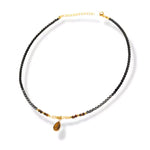 Collier Pierres Hématite et Oeil de Tigre "Duetto" - Vignette | Lithothérapie Naturelle