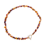 Collier Pierres Jaspe Mookaïte "Élégance" - Vignette | Lithothérapie Naturelle