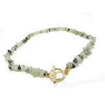 Collier Pierres Préhnite "Élégance" - Vignette | Lithothérapie Naturelle
