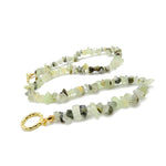 Collier Pierres Préhnite "Élégance" - Vignette | Lithothérapie Naturelle